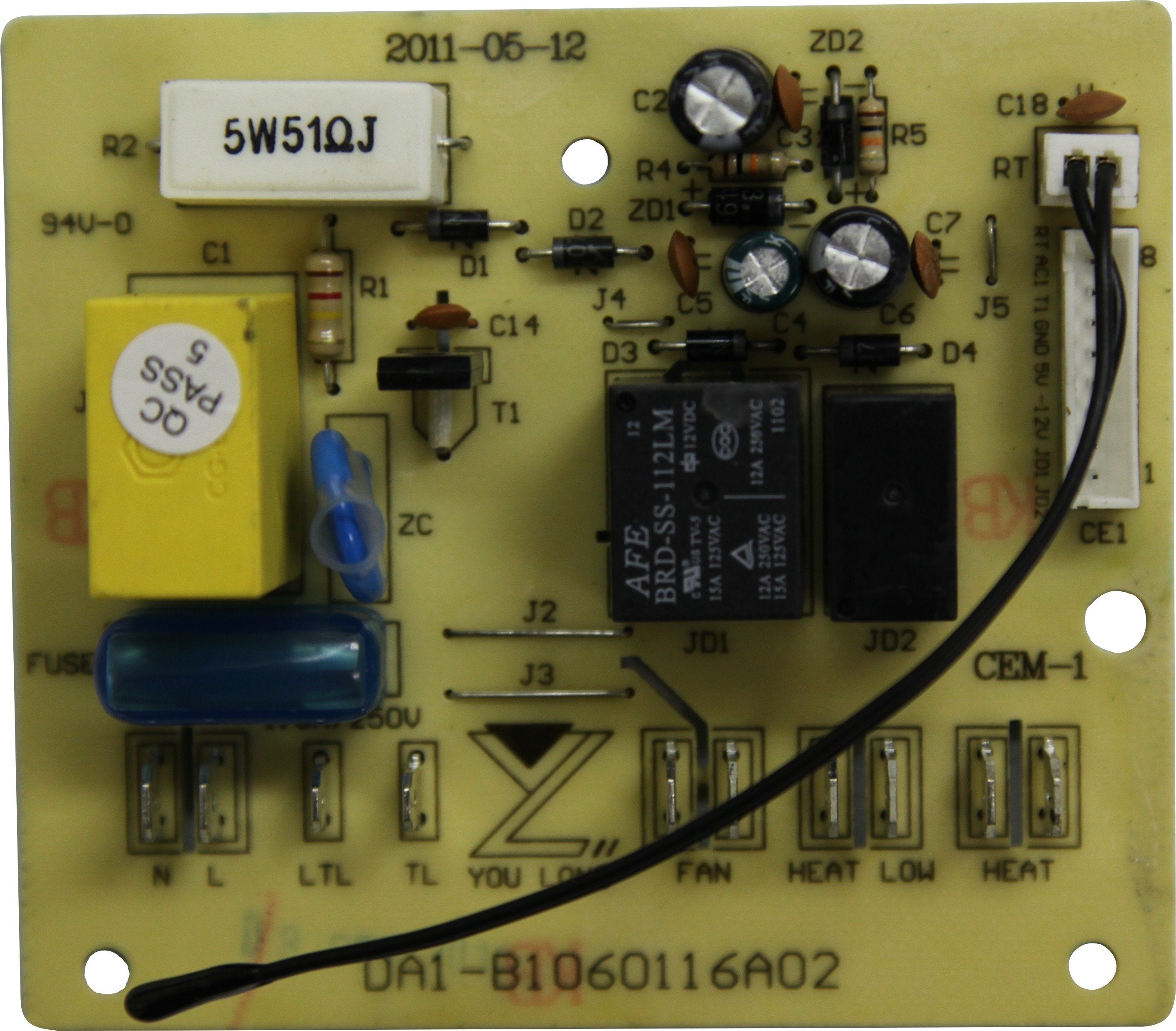 PC Control Board - Rear (A4998/RP)